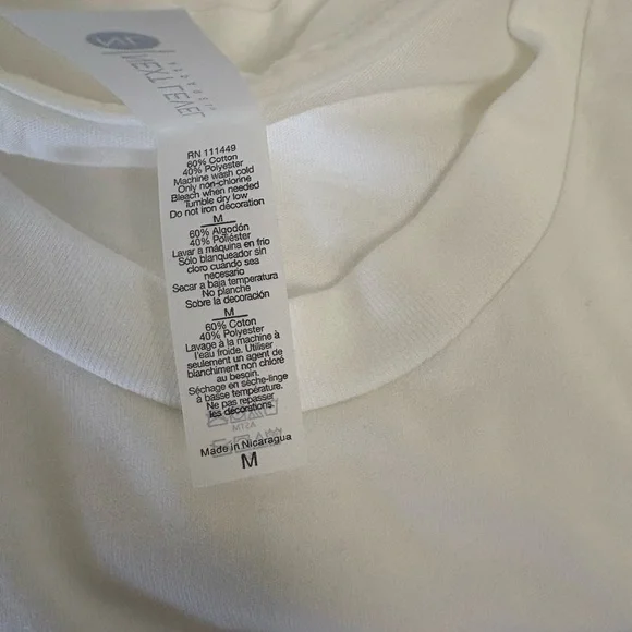 Brand new Next Level Apperal Blank White 6410 suedes T-shirt 10pack size Medium - Picture 4 of 5